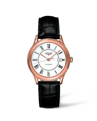 Longines - L4.774.8.21.2  Flagship 35.6 Automatic Pink Gold