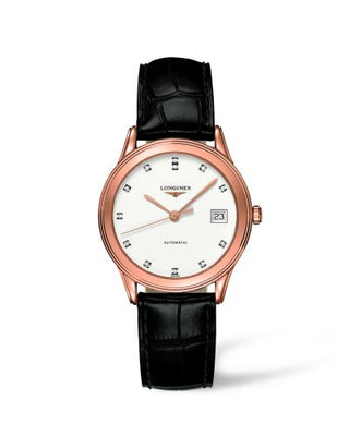 Longines - L4.774.8.27.2  Flagship 35.6 Automatic Pink Gold