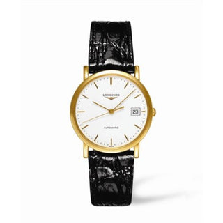 Longines - L4.778.6.12.2  Presence 34.5 Automatic Gold