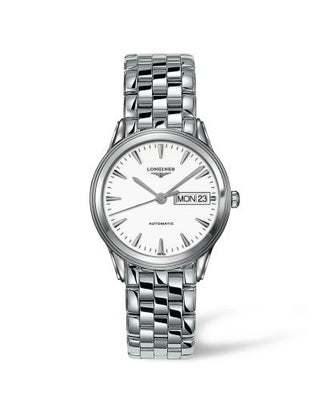 Longines - L4.799.4.12.6  Flagship 35.6 Day Date Stainless Steel