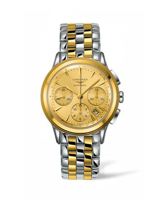 Longines - L4.803.3.32.7  Flagship Chronograph Two Tone