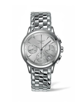 Longines - L4.803.4.72.6  Flagship Chronograph Silver