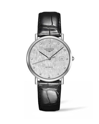 Longines - L4.810.4.77.2  Elegant Collection Automatic 37 Stainless Steel / Silver / Strap