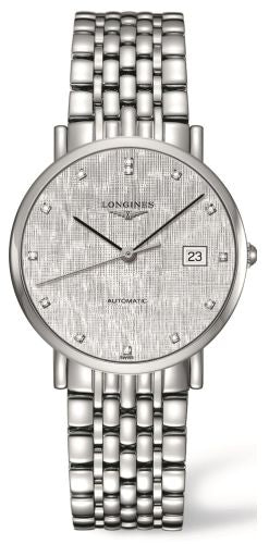 Longines - L4.810.4.77.6  Elegant Collection Automatic 37 Stainless Steel / Silver / Bracelet