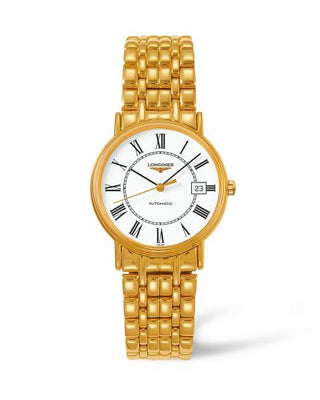 Longines - L4.821.2.11.8  Presence 34.5 Automatic Yellow