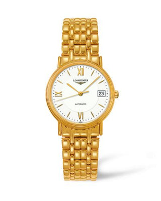 Longines - L4.821.2.15.8  Presence 34.5 Automatic Yellow