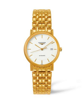 Longines - L4.821.2.18.8  Presence 34.5 Automatic Yellow