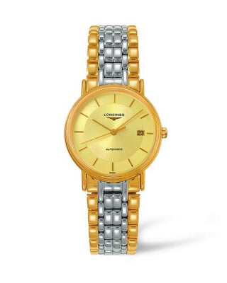 Longines - L4.821.2.42.7  Presence 34.5 Automatic Yellow