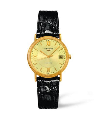 Longines - L4.821.2.45.2  Presence 34.5 Automatic Yellow