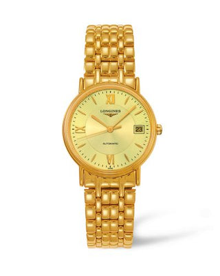 Longines - L4.821.2.45.8  Presence 34.5 Automatic Yellow