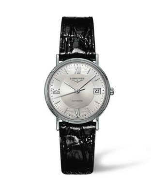 Longines - L4.821.4.75.2  Presence 34.5 Automatic Stainless Steel