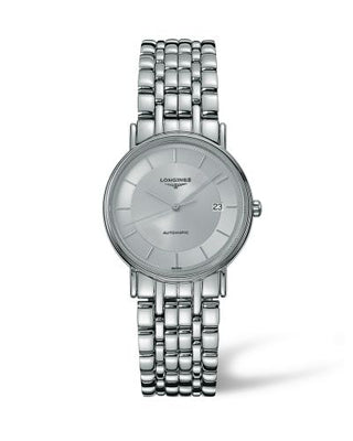 Longines - L4.821.4.78.6  Presence 34.5 Automatic Stainless Steel