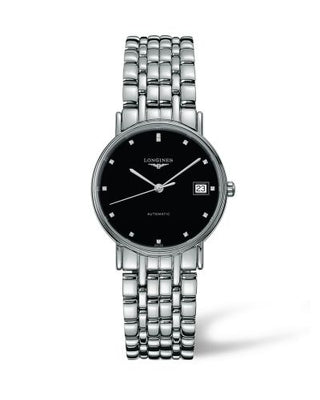 Longines - L4.821.4.97.6  Presence 34.5 Automatic Stainless Steel