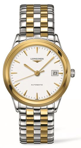 Longines - L4.874.3.22.7  Flagship 38.5 Two Tone / White