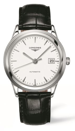 Longines - L4.874.4.12.2  Flagship 38.5 White