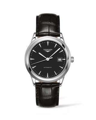 Longines - L4.874.4.52.2  Flagship 38.5 Black