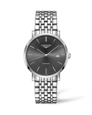 Longines - L4.910.4.72.6  Elegant Collection Automatic 39 Stainless Steel / Grey / Bracelet