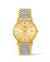 Longines Presence 38.5 Automatic PVD Gold / White / Bracelet (L4.921.2.32.7)