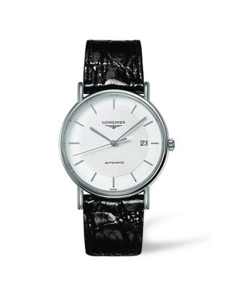 Longines - L4.921.4.18.2  Presence 38.5 Automatic Stainless Steel / White / Strap