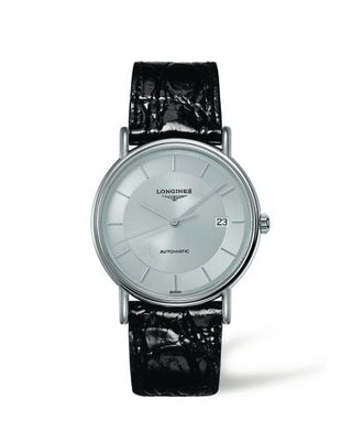 Longines - L4.921.4.78.2  Presence 38.5 Automatic Stainless Steel / Silver / Strap