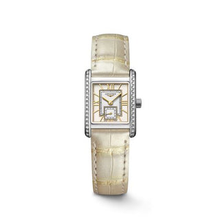 Longines - L5.200.0.79.2  Mini Dolce Vita 21.5 Quartz Stainless Steel - Diamond / Ivory