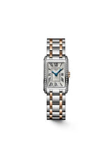 Longines DolceVita 20.8 Quartz Stainless Steel - Pink Gold / Silver - Roman / Roman (L5.258.5.79.7)