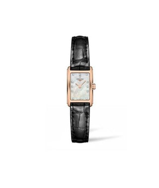 Longines - L5.258.8.87.0  DolceVita 17.7 Quartz Pink Gold / MOP