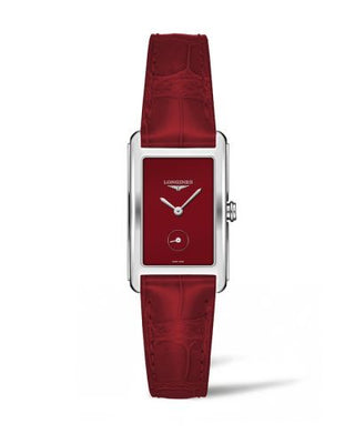 Longines - L5.512.4.91.2  DolceVita 23 Quartz Stainless Steel / Red