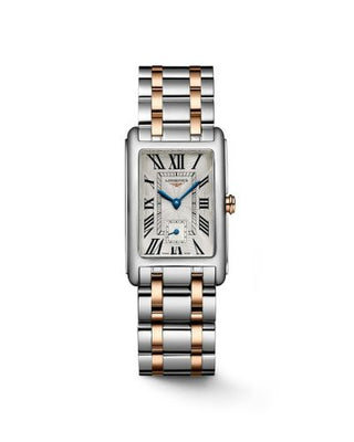 Longines - L5.512.5.71.7  DolceVita 23 Quartz Stainless Steel - Pink Gold Gold / Silver - Roman / Bracelet