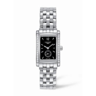 Longines - L5.155.0.76.6  DolceVita 20 Quartz Stainless Steel Diamond Black