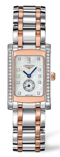 Longines - L5.155.5.89.7  DolceVita 20 Quartz Two Tone Pink Diamond