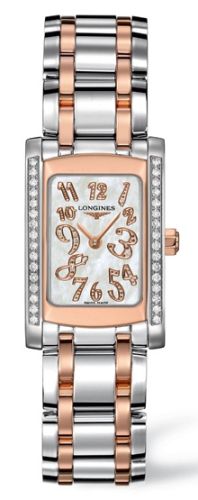 Longines - L5.155.5.99.7  DolceVita 20 Quartz Two Tone Pink Diamond