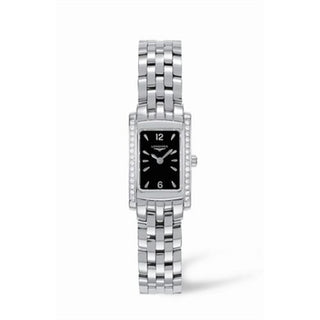 Longines - L5.158.0.76.6  DolceVita 16 Quartz Stainless Steel Diamond Black