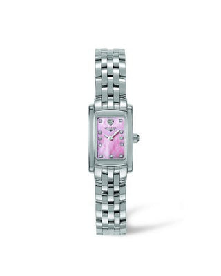 Longines - L5.158.4.93.6  DolceVita 16 Quartz Stainless Steel Pink MOP