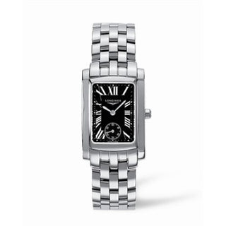 Longines - L5.502.4.79.6  DolceVita 22 Quartz Stainless Steel Black Roman