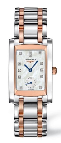 Longines - L5.502.5.88.7  DolceVita 22 Quartz Two Tone Pink