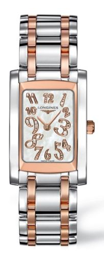 Longines - L5.502.5.97.7  DolceVita 22 Quartz Two Tone Pink