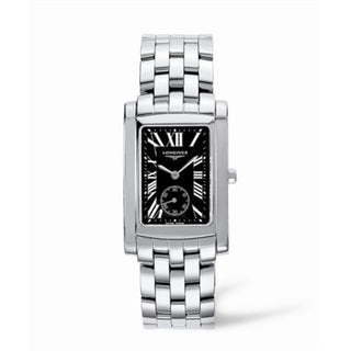 Longines - L5.655.4.79.6  DolceVita 26 Quartz Stainless Steel Black Roman