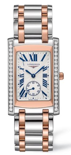 Longines - L5.655.5.79.7  DolceVita 22 Quartz Two Tone Pink Diamond