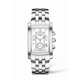 Longines - L5.656.4.16.6  DolceVita 28 Quartz Chronograph Stainless Steel