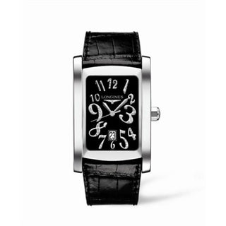 Longines - L5.686.4.57.2  DolceVita XL Stainless Steel Funky Black