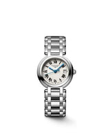 Longines PrimaLuna Quartz 30 Stainless Steel / Silver - Roman / Bracelet (L8.120.4.71.6)