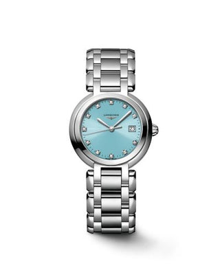 Longines - L8.122.4.90.6  PrimaLuna Quartz 30 Stainless Steel / Blue / Bracelet