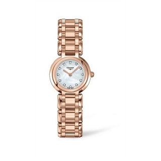 Longines - L8.109.8.87.6  PrimaLuna Quartz 23 Pink Gold MOP