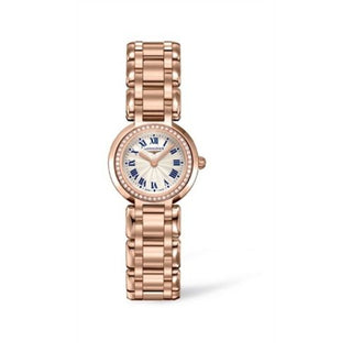 Longines - L8.109.9.78.6  PrimaLuna Quartz 23 Pink Gold Diamond