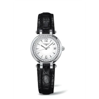 Longines - L8.110.0.16.2  PrimaLuna Quartz 26.5 Stainless Steel / Diamond / White