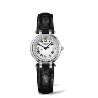 Longines - L8.110.0.71.2  PrimaLuna Quartz 26.5 Stainless Steel / Diamond / Silver - Roman