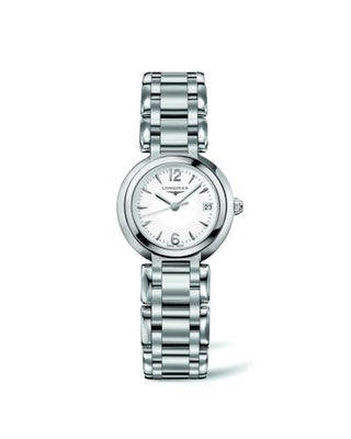 Longines - L8.110.4.16.6  PrimaLuna Quartz 26.5 Stainless Steel / White / Bracelet