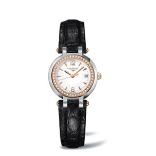 Longines - L8.110.5.19.2  PrimaLuna Quartz 26.5 Stainless Steel / Pink Gold / Diamond / White