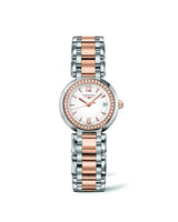 Longines PrimaLuna Quartz 26.5 Stainless Steel / Pink Gold / Diamond / White (L8.110.5.19.6)